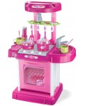 Игрален комплект Buba My Kitchen - Детска кухня, розова