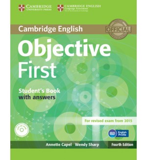 Objective First 4th Edition Student's Book with Answers (учебник с отговори и CD-ROM)