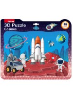 Образователен 3D пъзел Puedo - Космос и червена планета, 36 части