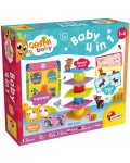 Образователен комплект 4 в 1 Lisciani Giochi - Пъзел, кула, мемо и логическа игра