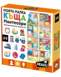 Образователен комплект Headu Montessori - Моята малка къща, 36 части