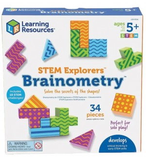 Образователен комплект Learning Resources - Логически предизвикателства, 34 части