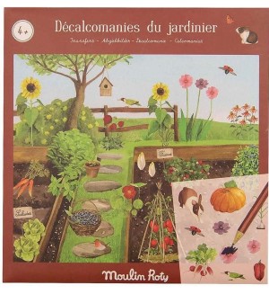 Образователен комплект за творчество Moulin Roty - Градина Образователен комплект за творчество Moulin Roty - Градина