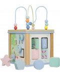 Образователен комплект Orange Tree Toys Peter Rabbit - Дървен куб с активности
