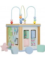 Образователен комплект Orange Tree Toys Peter Rabbit - Дървен куб с активности