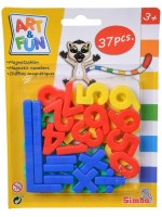 Образователен комплект Simba Toys Art & Fun - Магнитни числа, 37 части