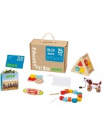 Образователен комплект Tooky Toy - Монтесори, 25 части