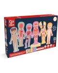 Образователен магнитен пъзел Hape от 68 части - Човешкото тяло