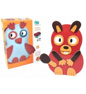 Образователен магнитен пъзел Raya Toys- Книга с животни Образователен магнитен пъзел Raya Toys- Книга с животни