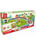 Образователен пъзел 4 в 1 Hape International - Превозни средства