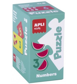Детски образователен пъзел Apli - Числата, 24 части