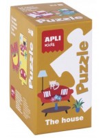 Образователен пъзел APLI Kids – Предметите в къщи, 24 части