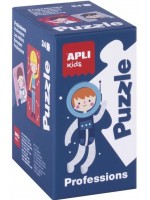 Образователен пъзел APLI Kids – Професии, 24 части