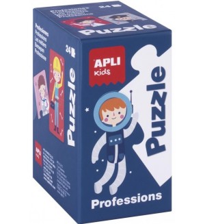 Образователен пъзел APLI Kids – Професии, 24 части