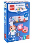 Детски пъзел Apli - Професиите и техните инструменти, 36 части