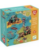 Образователен пъзел Djeco Arty Toys - Битката