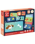 Образователен пъзел Hape International - Храната на животните, 36 части