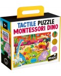 Образователен пъзел Headu Montessori - Тактили динозаври