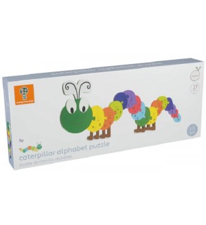 Образователен пъзел Orange Tree Toys - Гъсеница, английската азбука