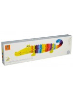Образователен пъзел Orange Tree Toys - Крокодил, английската азбука