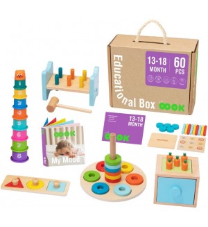 Образователен сет Tooky Toy - Монтесори  Образователен сет Tooky Toy - Монтесори