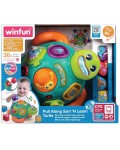 Образователна електронна играчка WinFun - Костенурка-сортер