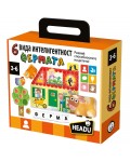Образователна игра Headu - 6 вида интелигентност, Фермата