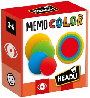 Образователна игра Headu - Игра мемори с цветове