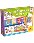Образователна игра Lisciani Giochi Carotina - Лаборатория 10 игри (български език)