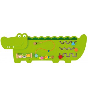 Образователна игра за стена Viga - Малък крокодил