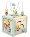 Образователна играчка 5 в 1 Tooky Toy - Дървен куб Play