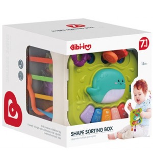 Образователна играчка 7 в 1 Chipolino - Куб сортер