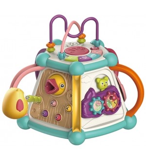 Образователна играчка 7 в 1 Chipolino - Магически куб сортер