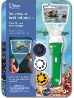 Образователна играчка Brainstorm - Фенерче с прожектор, Морски животни