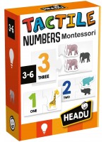 Образователна играчка Headu Montessori - Тактилни числа