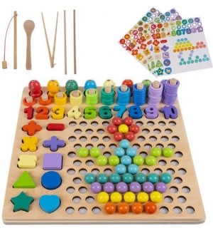 Образователна играчка Kruzzel - Пъзел с числа