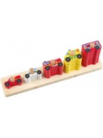 Образователна играчка Orange Tree Toys - Низанка, превозни средства Образователна играчка Orange Tree Toys - Низанка, превозни средства