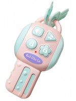 Образователна играчка Raya Toys - Ключ със звукови ефекти, розов Образователна играчка Raya Toys - Ключ със звукови ефекти, розов