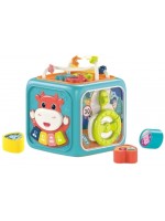 Образователна играчка за сортиране Chipolino - Куб, животинки, асортимент