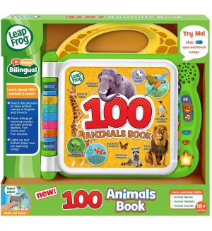 Образователна книжка LeapFrog - 100 животни