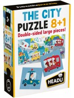 Образователни пъзели Headu - Градска среда, 8+1