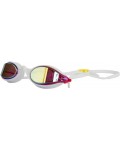 Очила за състезания и фитнес плуване Finis - Circuit 2, Red-yellow mirror