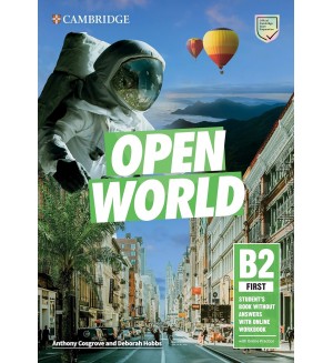 Open World Level B2: First Student's Book Pack / Английски език - ниво B2: Учебник и учебна тетрадка без отговори