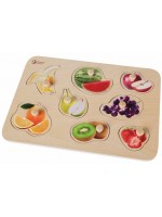 Детски дървен пъзел с дръжки Classic World – Плодове Детски дървен пъзел с дръжки Classic World – Плодове