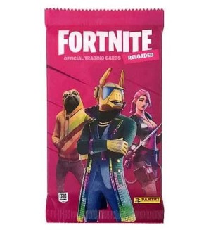 Panini FORTNITE Reloaded official trading cards - Пакет с 4 бр. карти