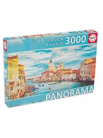 Панорамен пъзел Educa от 3000 части - Гранд канал Венеция
