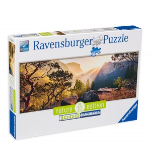 Панорамен пъзел Ravensburger от 1000 части - Парк Йосемити