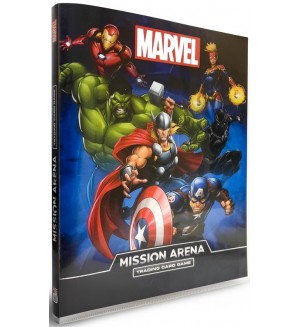 Папка за съхранение на карти Marvel Mission Arena TCG: Avengers