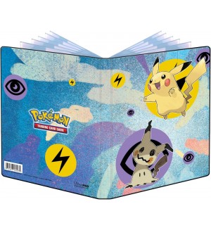 Папка за съхранение на карти Ultra Pro Pokemon TCG: Pikachu & Mimikyu 4 Pocket Portfolio