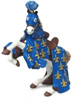Фигурка Papo The Medieval Era – Конят на принц Филип, в синьо